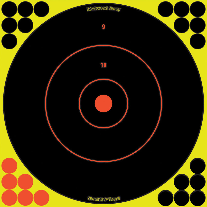 Shoot-NC 12in Bulls Eye Target - BDC34012