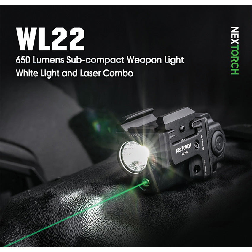 WL22 Compact Weapon Light - NXWL22G