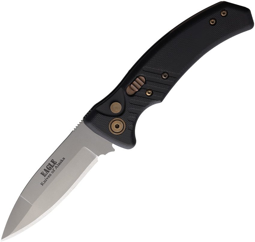 Auto Eagle Button Lock Black - KOA00941FG