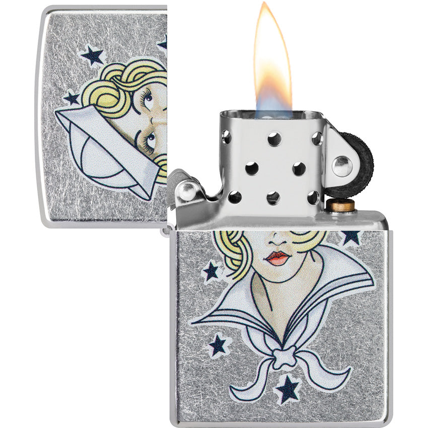 Sailor Girl Tattoo Lighter - ZO71872