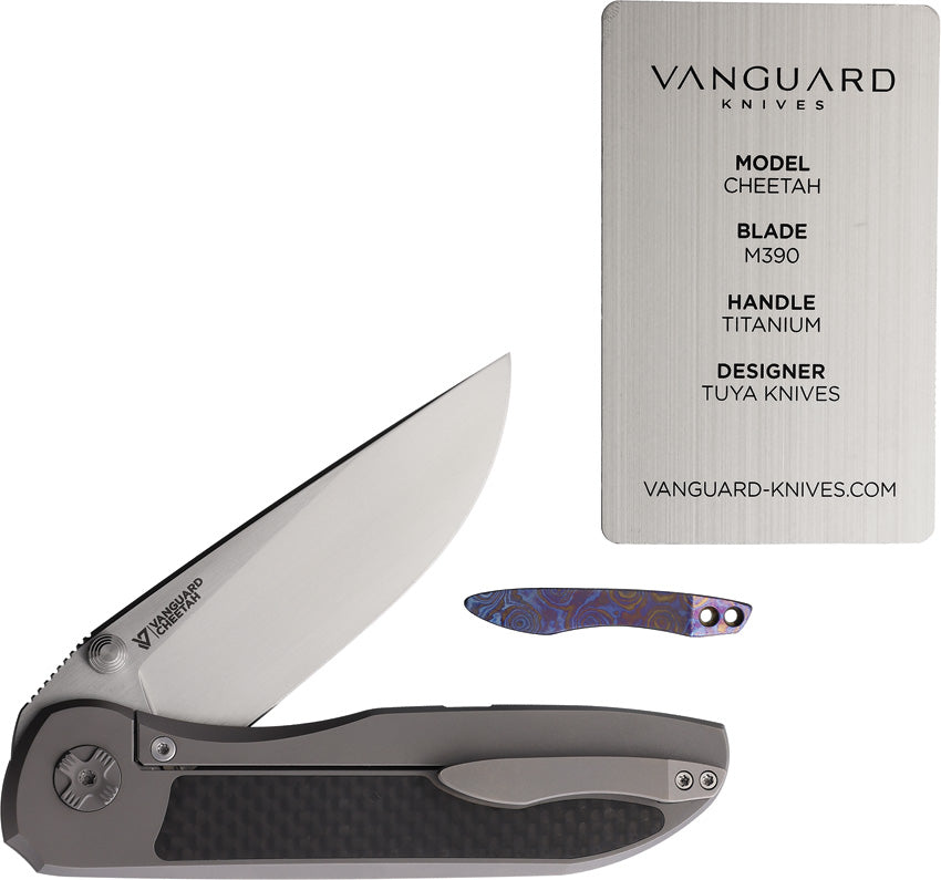 Cheetah Framelock Timascus - VANG02