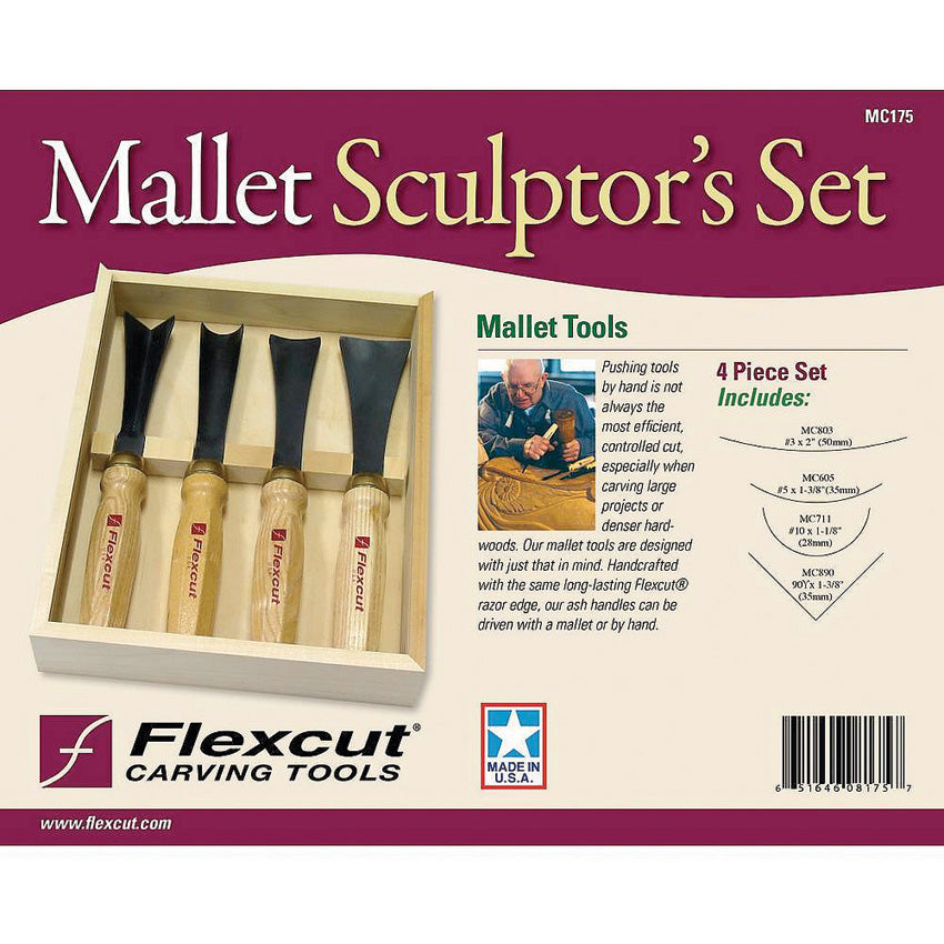 Four Piece Mallet Sculptor Set - FLEXMC175