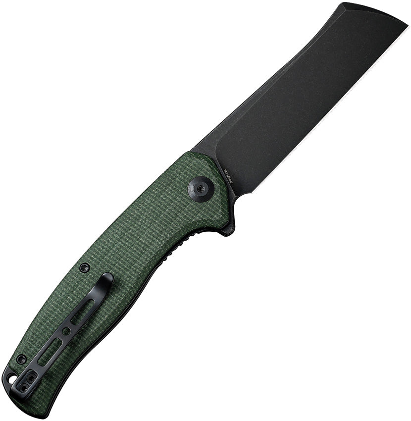 Traxler Linerlock Green Mic - S20057C4