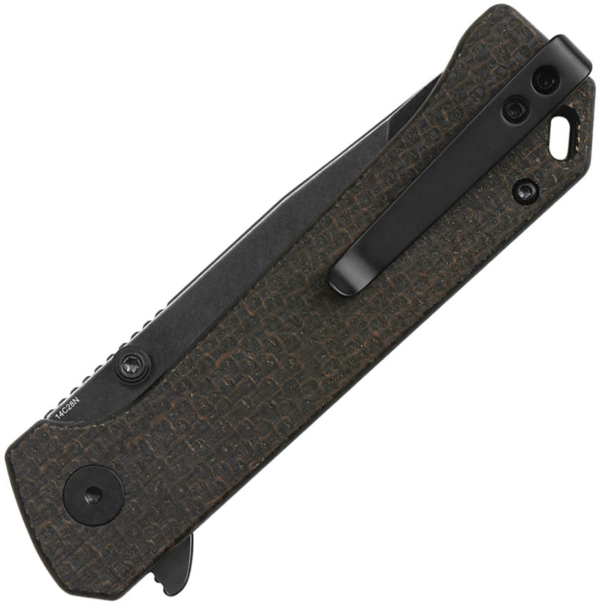 Grebe T Button Lock Brown - QS148A2