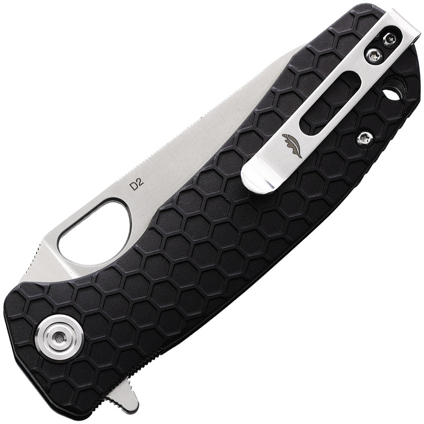 Medium Leaf Linerlock Black - HB1386
