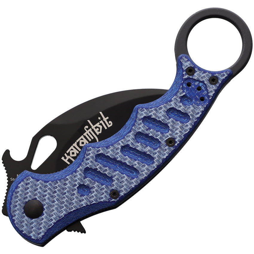 Karambit Linerlock Blue Twill - FOX479BLT