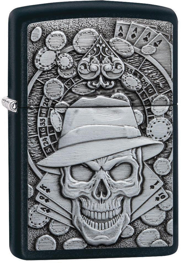 Gambling Skull Lighter - ZO14623