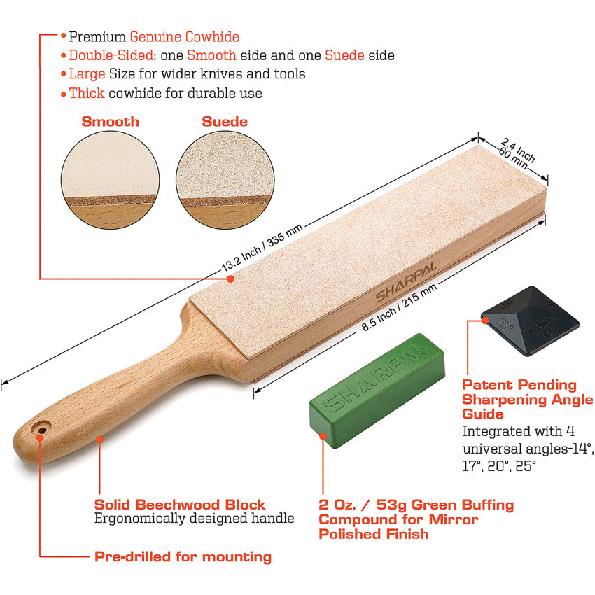 Double-Sided Leather Strop - SHP205H