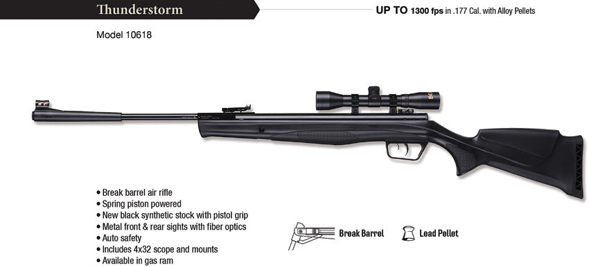 Thunderstorm Air Rifle Combo - BM10618