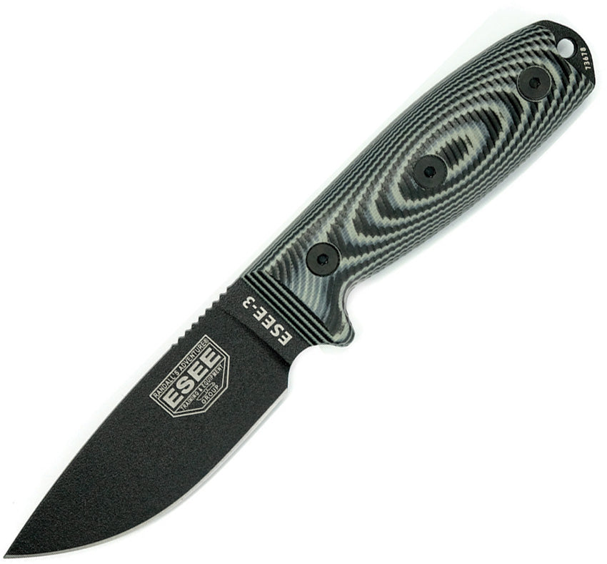 Model 3 3D Fixed Blade Black - ES3PMB002