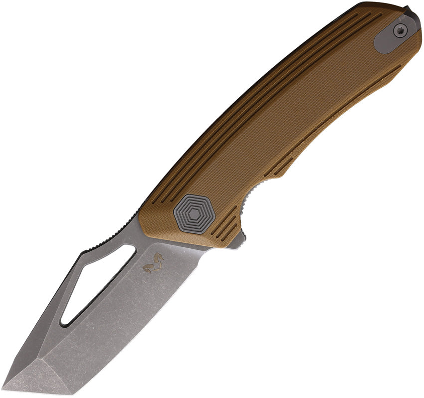 Banshee Linerlock Tan G10 - DMN003GT