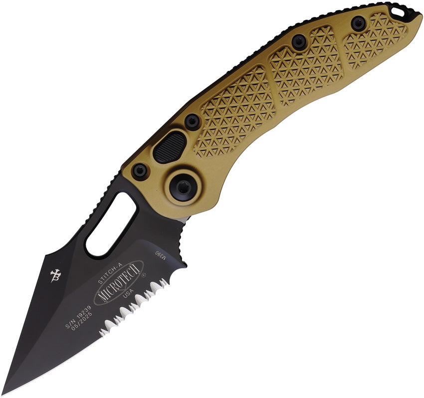 Auto Stitch Button Lock Tan - MCT1692TA