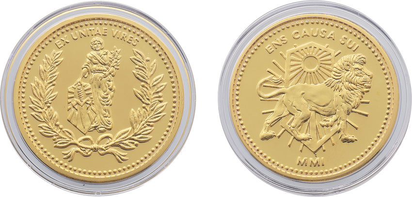 Continental Coin 24k Gold Emb - MCT502MCK