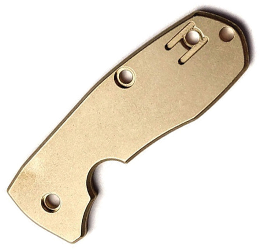 Techno 2 Handle Scales Brass - FLY659