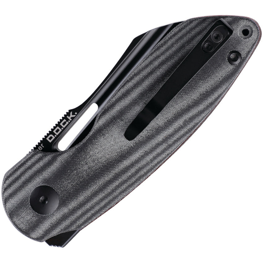 October Linerlock Blk Micarta - KIV3569A1