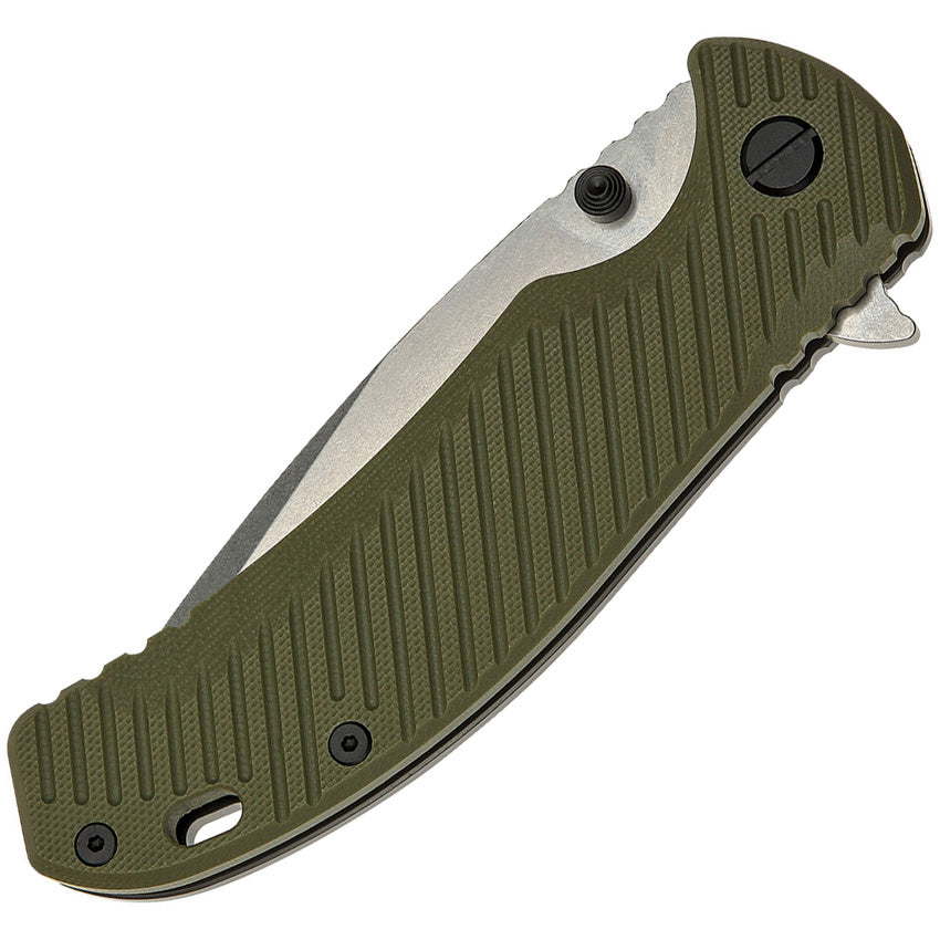 Sturdy Framelock SW Olive - SKF420SEG