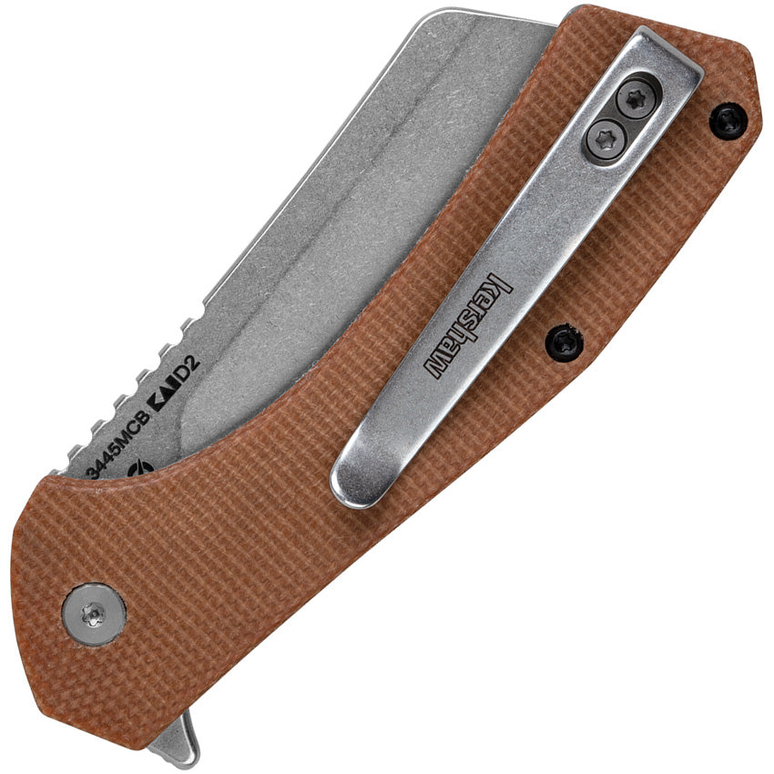 Static Linerlock Micarta - KS3445MCB