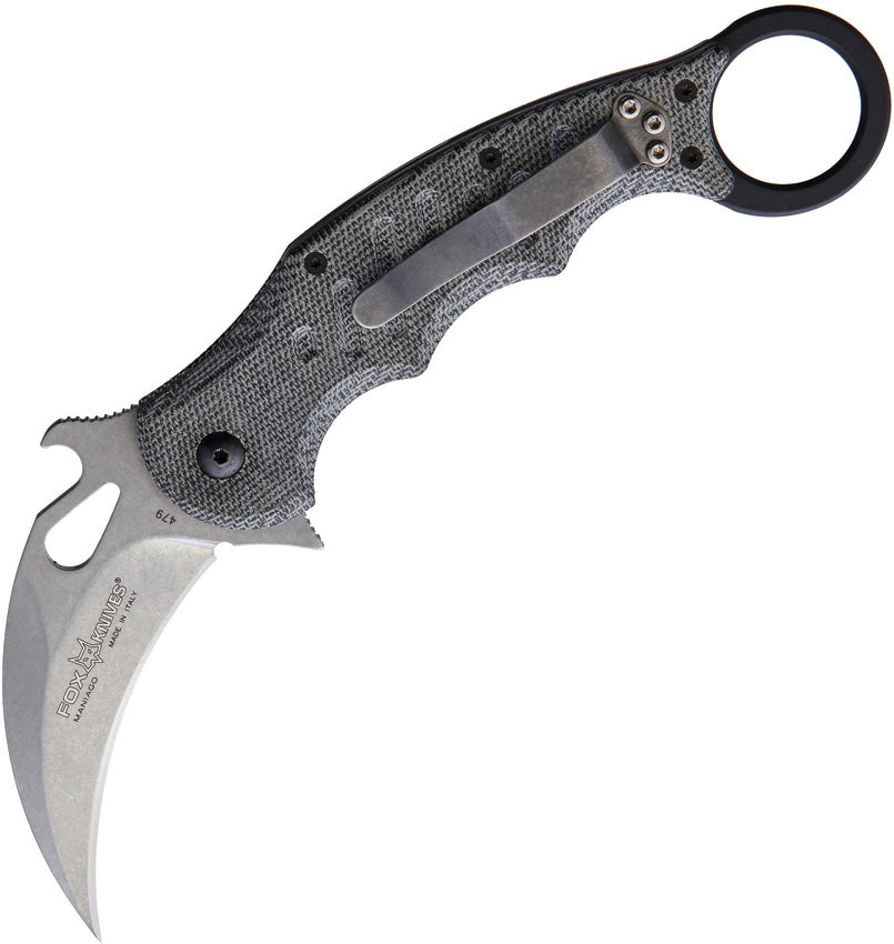 Karambit Linerlock SW Blk - FOX479MIBSW