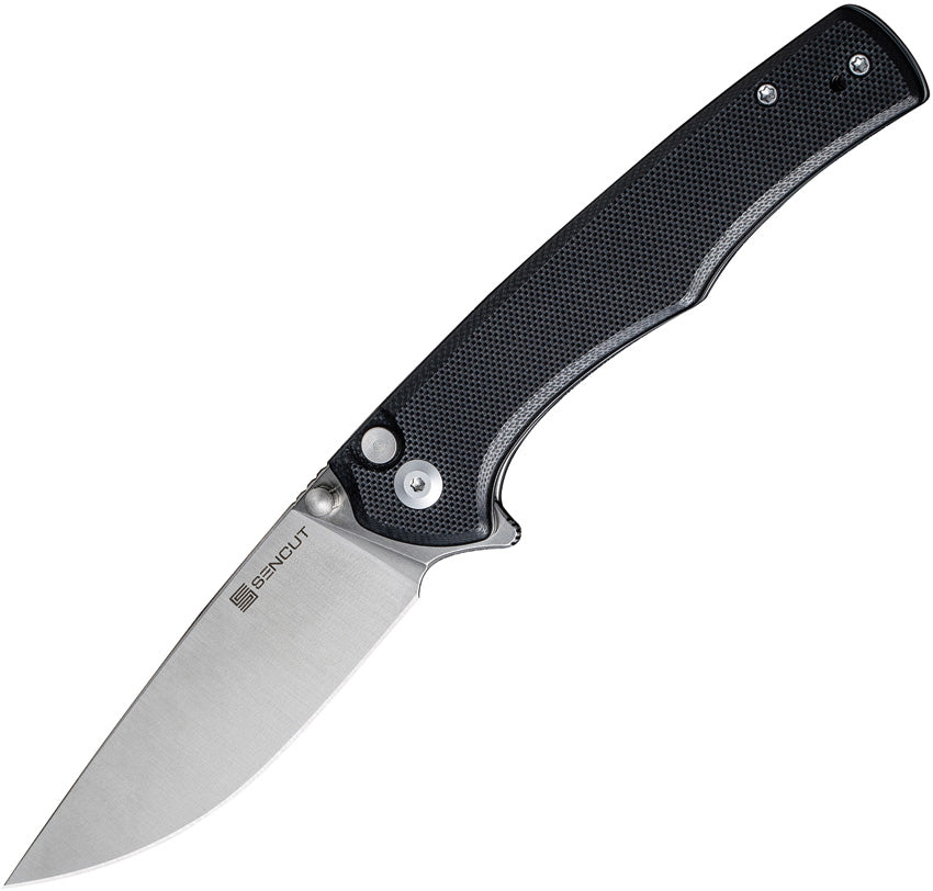 Crowley Button Lock Black G10 - S210124