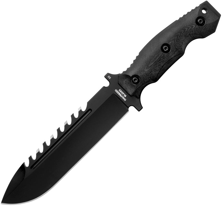 Large Survival Knife Black - HBBLSK01