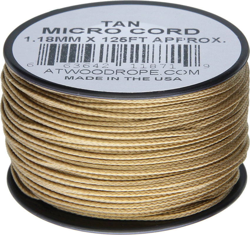 Micro Cord 125ft Tan - RG1276