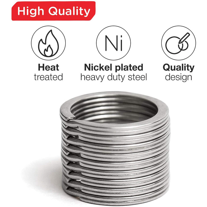 Split Key Rings Silver - SIL001SIL