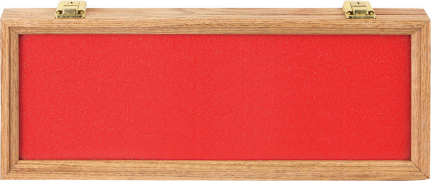 Oak And Glass Display Case - M913