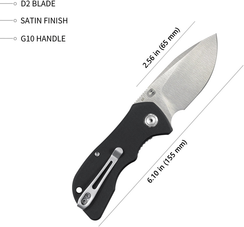Karaji Linerlock Spear Black - KUB180E