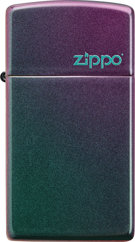 Slim Iridescent Zippo Logo - ZO16824