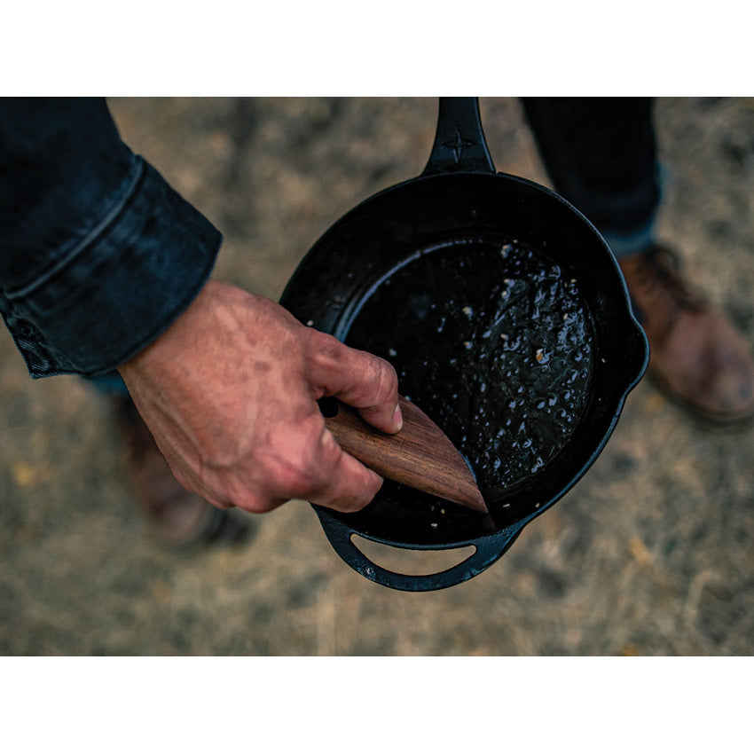 Cast Iron Scraper Walnut - BARE499