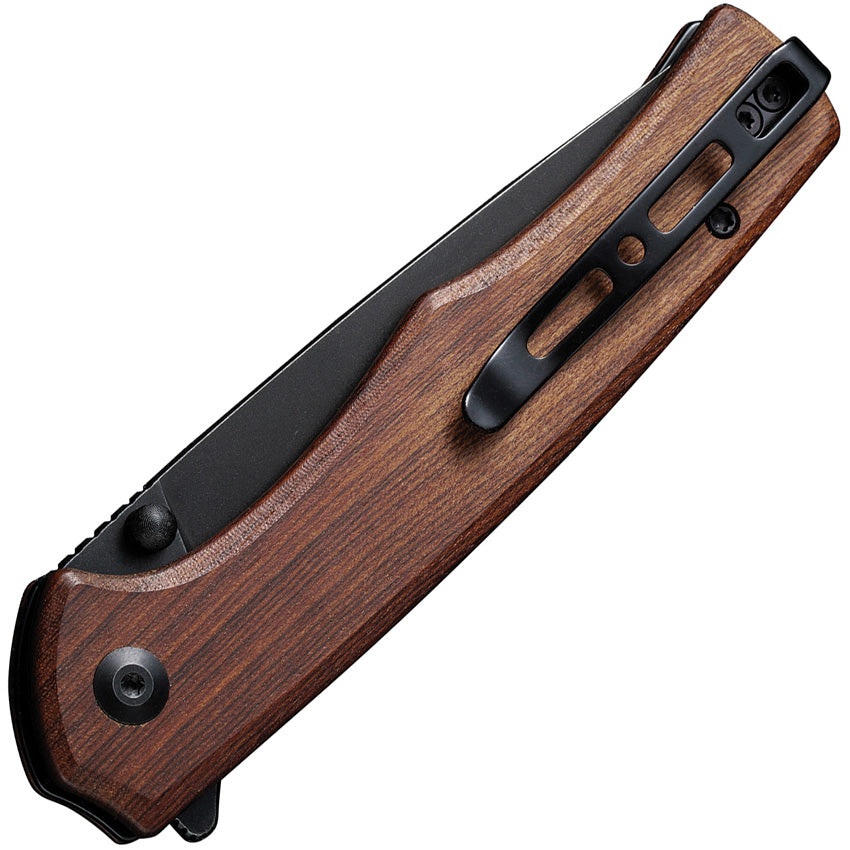 Crowley Button Lock Wood - S210125