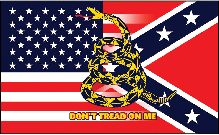USA & Confederate Flag - FLAG7302