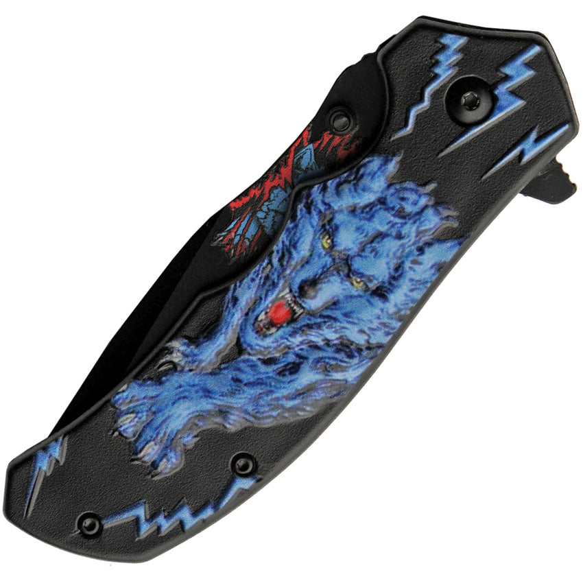 Linerlock Blue Wolf - CN300548BL