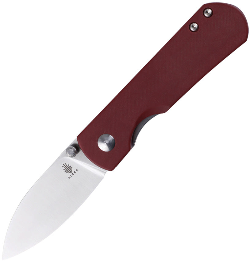 Yorkie Linerlock Red Micarta - KI3525S1