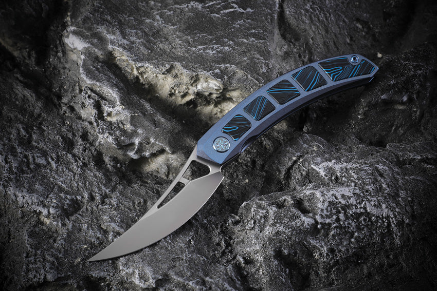 Kamasu Framelock G10/Ti Blue - CVLC06BCE