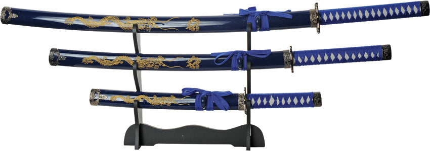 Gold Dragon Samurai Set Blue - CN927029BL