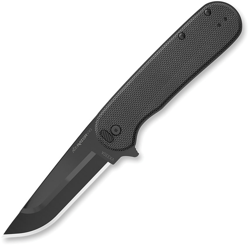 Razor VX3 Linerlock A/O Black - OEVX330A