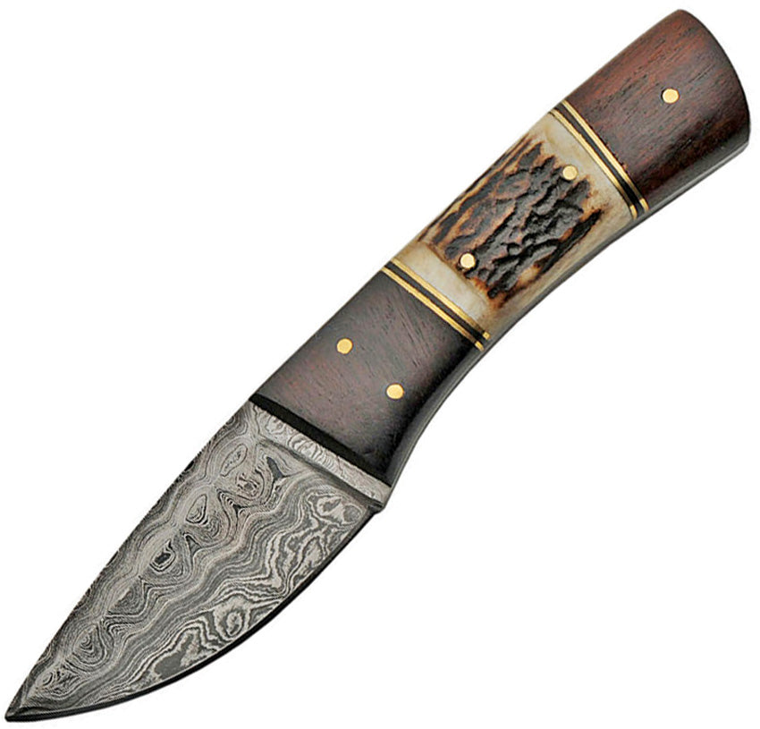 Fixed Blade Stag and Wood - DM1183