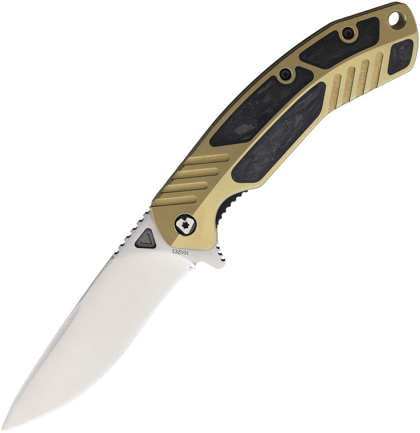 Tectonic Linerlock CF Gold - VNI16TICFPGD