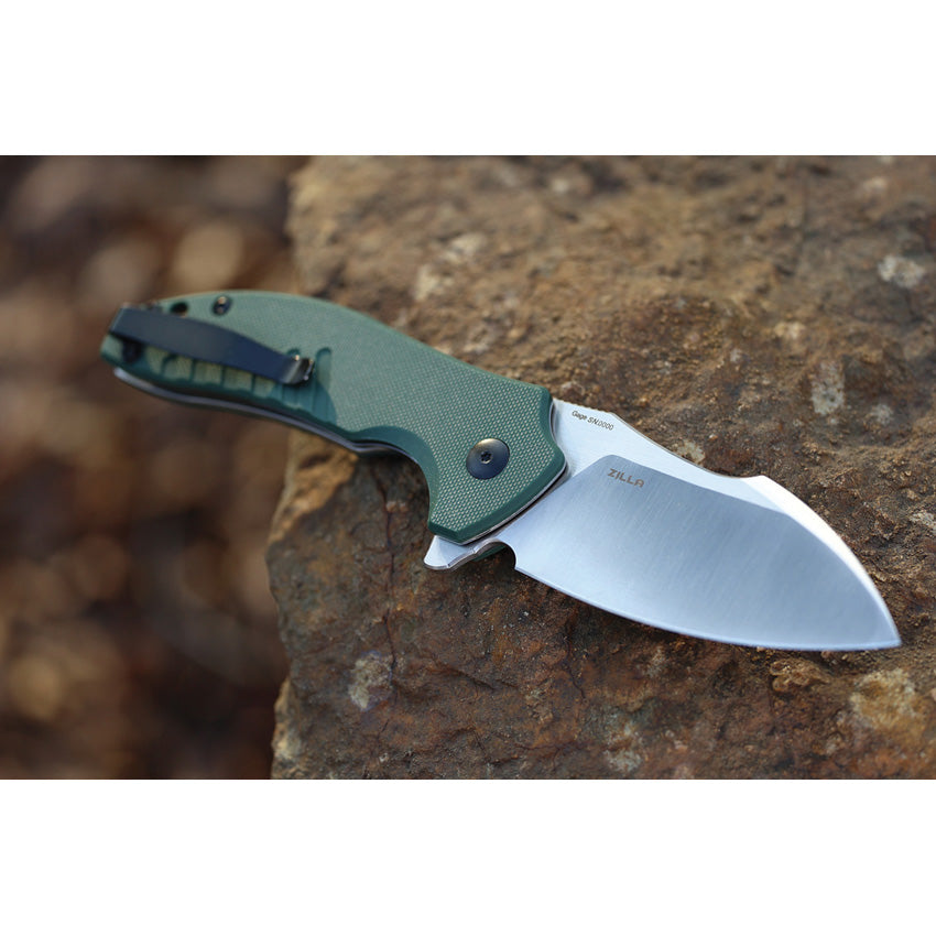Zilla Linerlock Green - OLTZILLAGN
