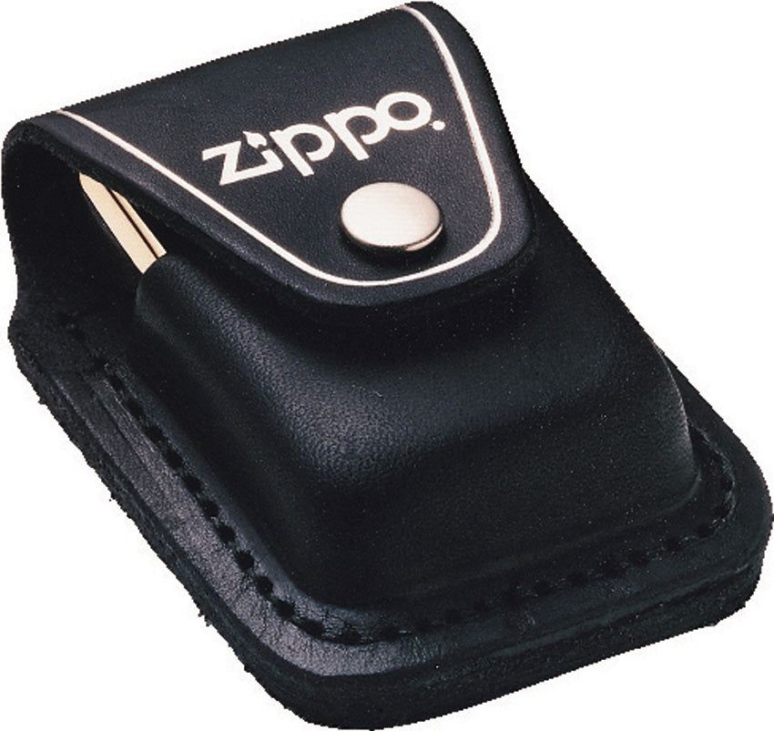 Lighter Pouch Black Leather - ZO17050