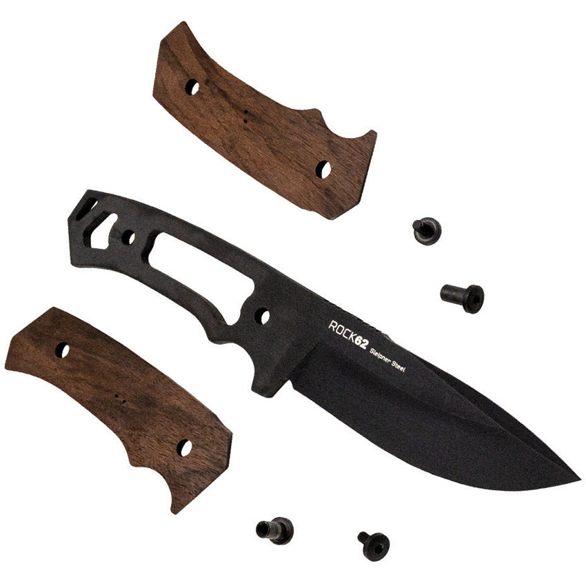 Rock 62 Fixed Blade Walnut - WXK00101