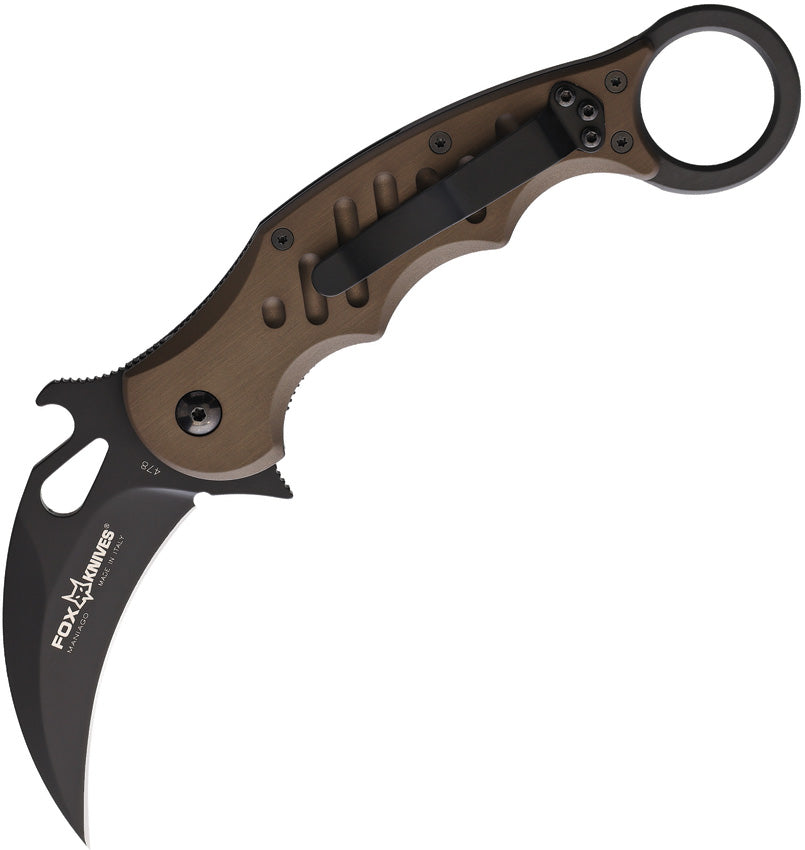 Karambit Linerlock Brown - FOX478BR