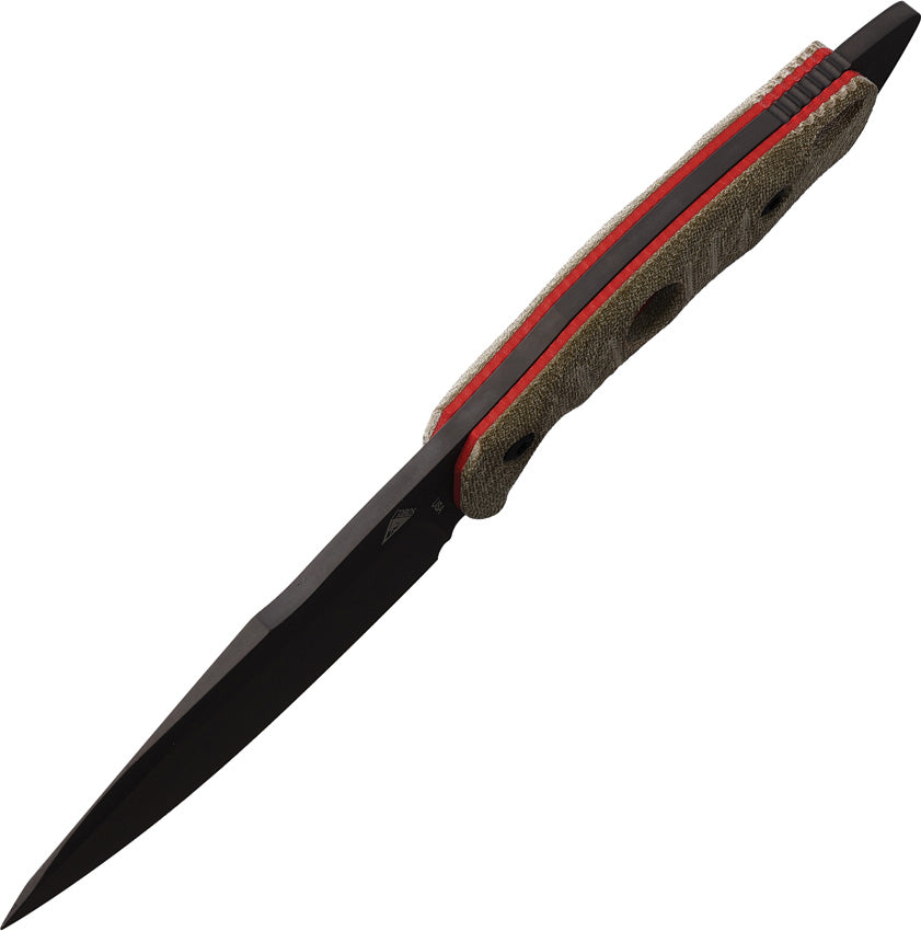 Alaris Fixed Blade Grn/Red - FOB039
