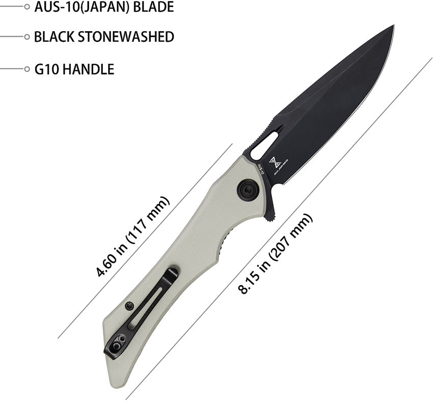 Raven Linerlock Ivory - KUB245F