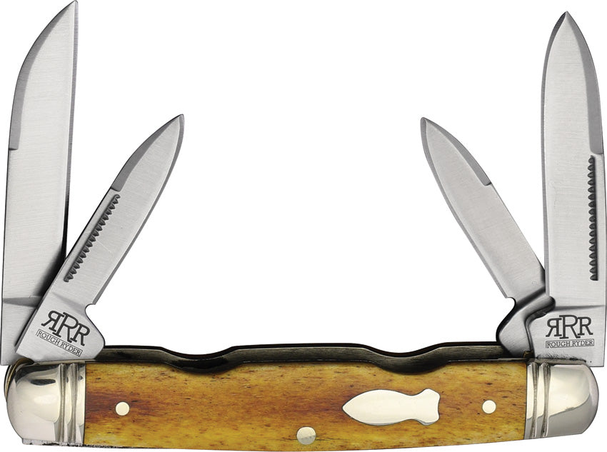 4 blade Congress Tobacco Bone - RRR051