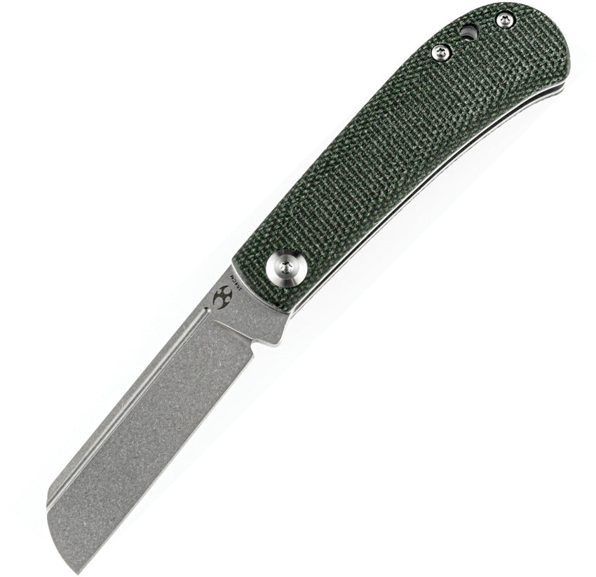 Bevy Slip Joint Green Micarta - KT2026F2