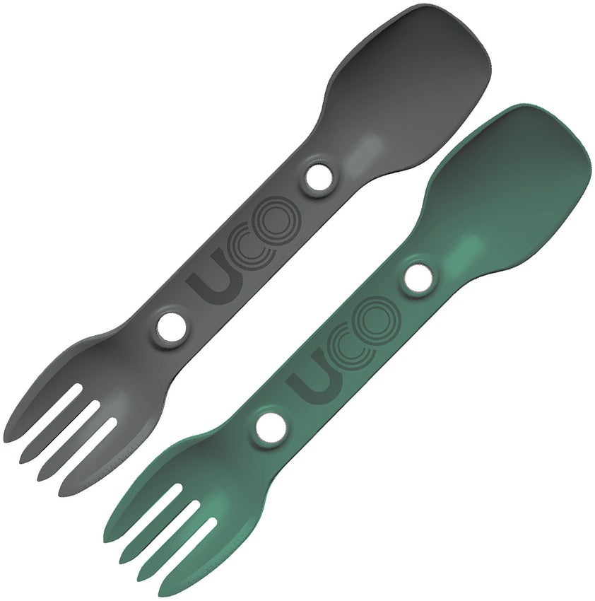 Two Pack Utility Spork Green - UCO00326