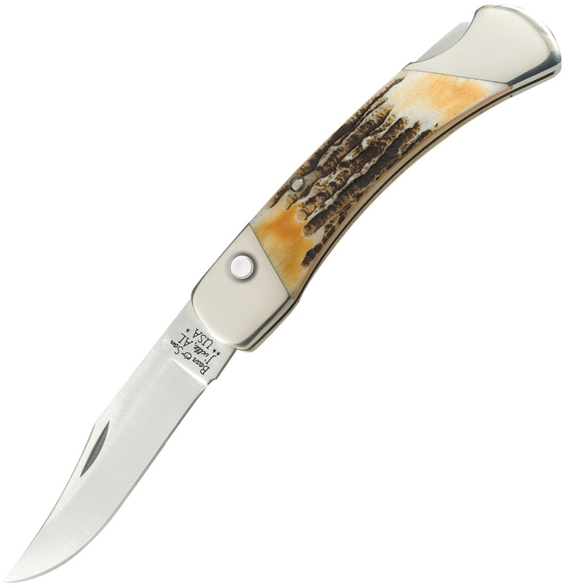 Auto Lockback Stag Bone - BC5A97