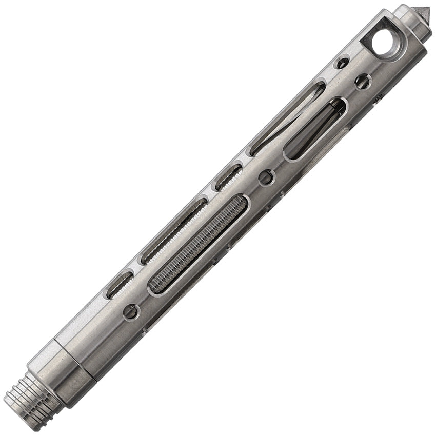 Compact Hollow Out Pen Silver - KETM005